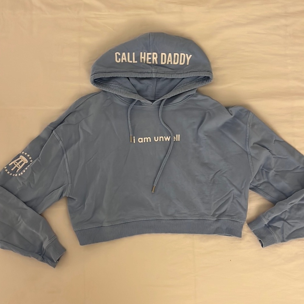 Call Her Daddy cropped sweatshirt